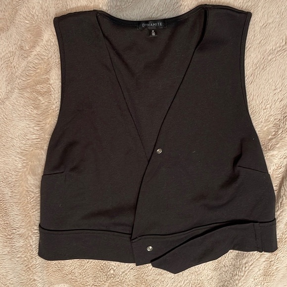 Black sleeveles blazer - Picture 4 of 5